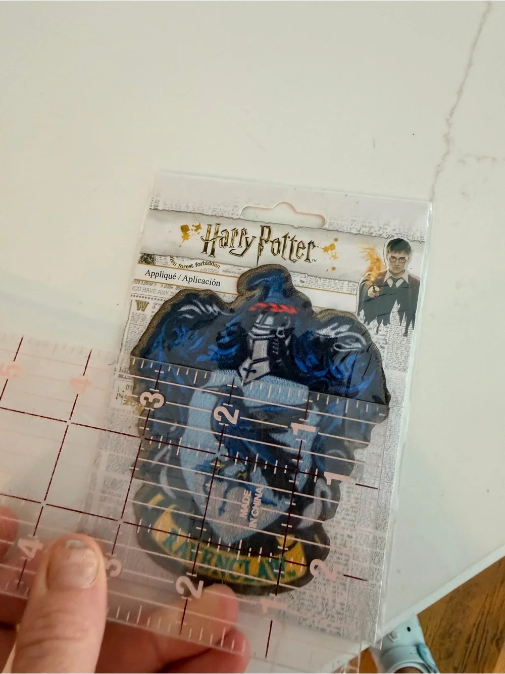 harry potter Ravenclaw Patch - Blue and Gold House Crest Applique